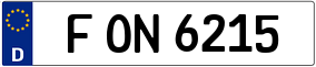 Truck License Plate